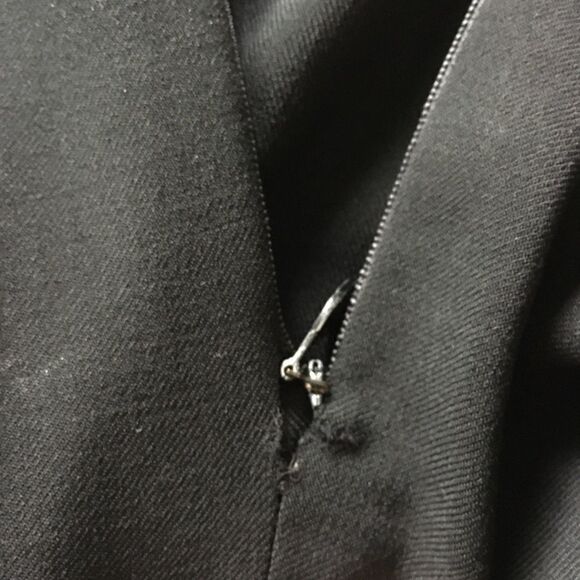 Jil SANDER High Waist Side Zip Trouser Pant Black 6 - Picture 4 of 13